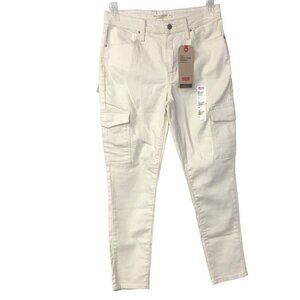 LEVIS 721 HIGh RISE SKINNY ANKLE cargo jeans SZ‎ 29 NWT